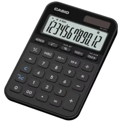 Casio MS-20YC bordskalkulator med 12 sifre Svart