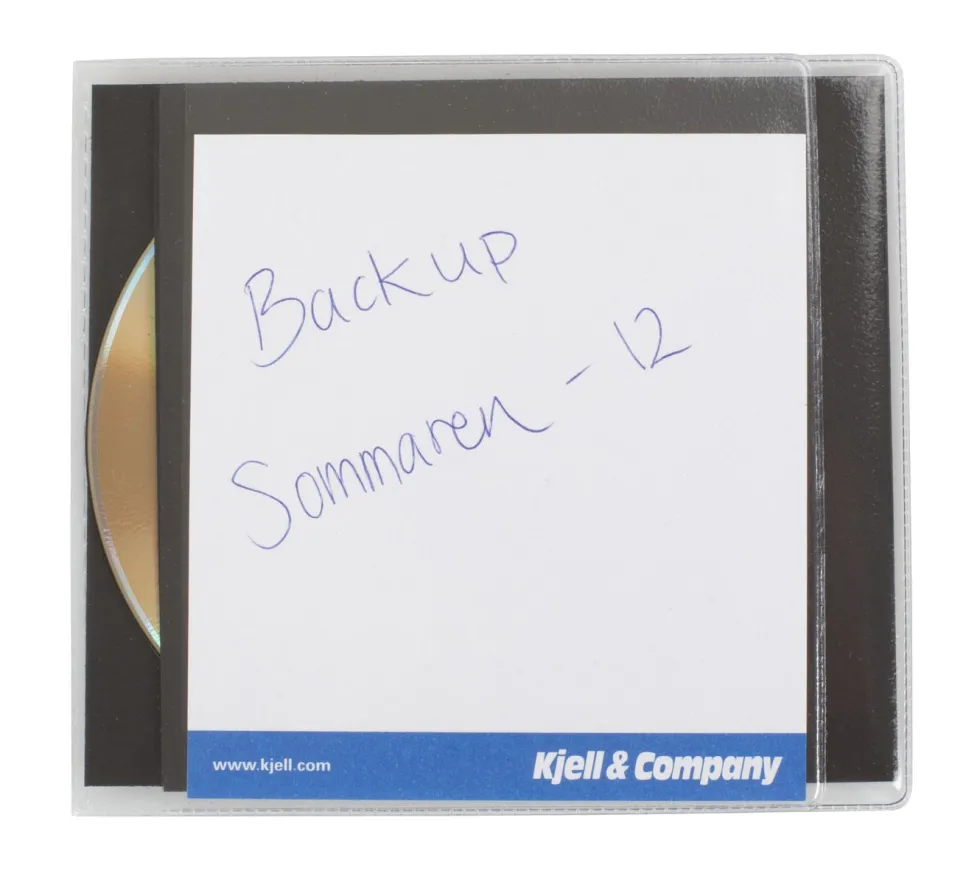 CD-lomme dobbel med karbonpapp 25-pk.