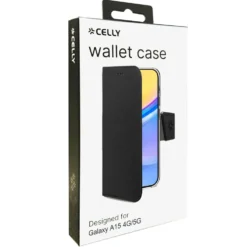 Celly Mobil-lommebok for Galaxy A15 4G/5G