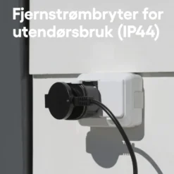 Cleverio Mini-fjernstrømbryter for utendørsbruk 3000 W