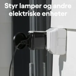 Cleverio Mini-fjernstrømbryter for utendørsbruk 3000 W