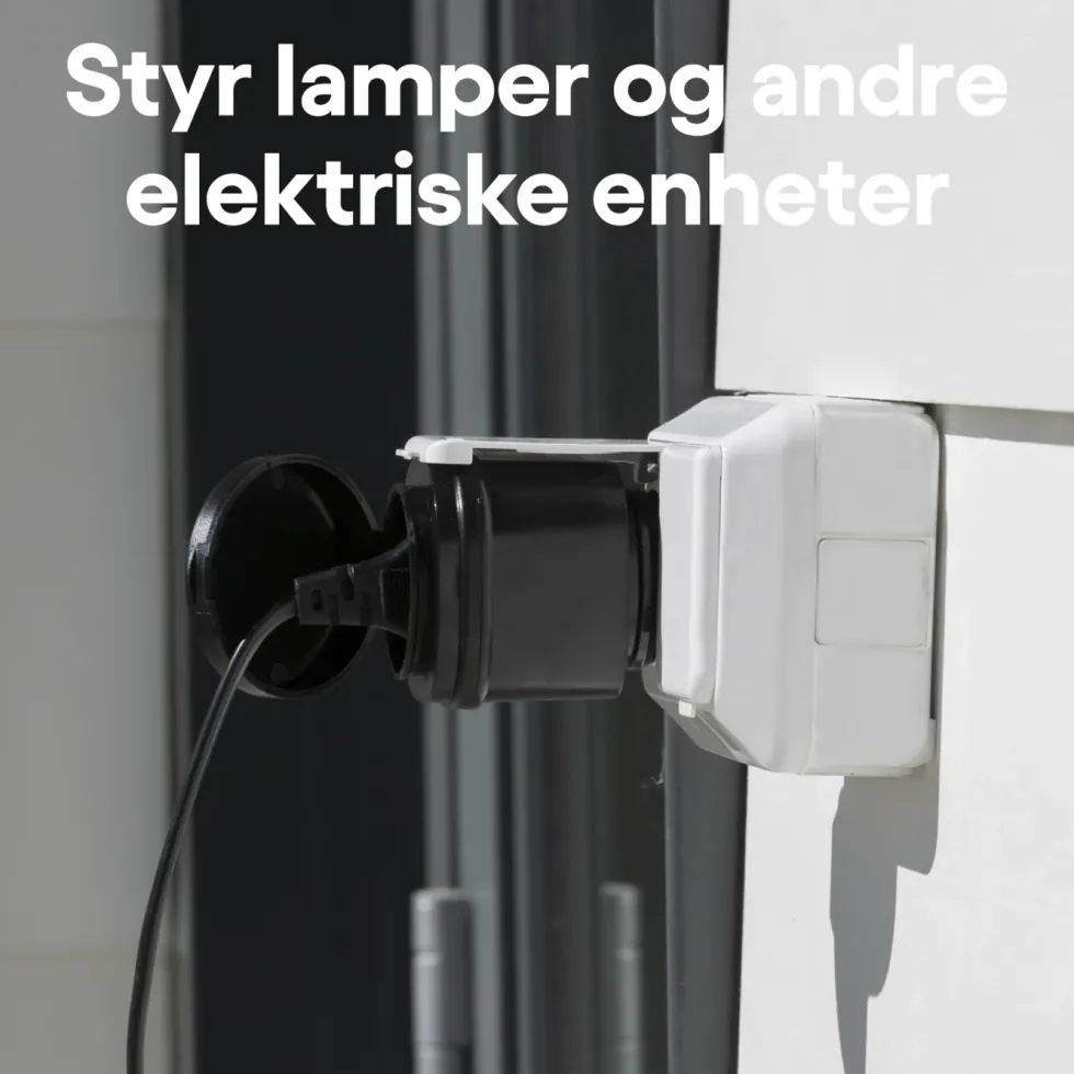 Cleverio Mini-fjernstrømbryter for utendørsbruk 3000 W
