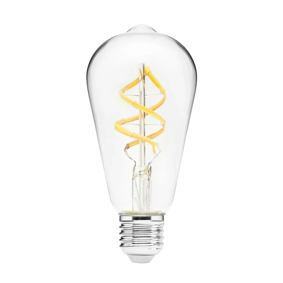 Cleverio Smart E27 ST64 Filament LED-pære 380 lm