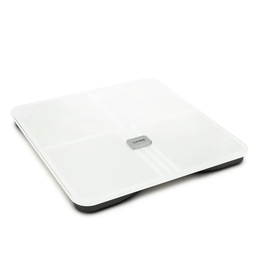 Cleverio Smart Scale Personvekt med wifi Hvit