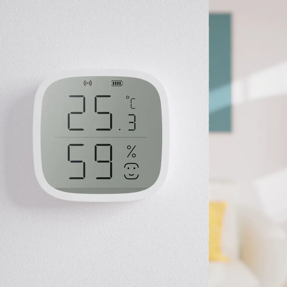Cleverio Smart temperaturmåler og hygrometer med Zigbee 3.0