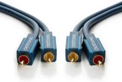 Clicktronic Stereolydkabel 2x RCA 2 m