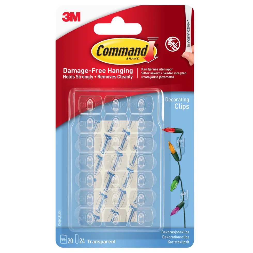 Command Kabelholder små 20-pk.