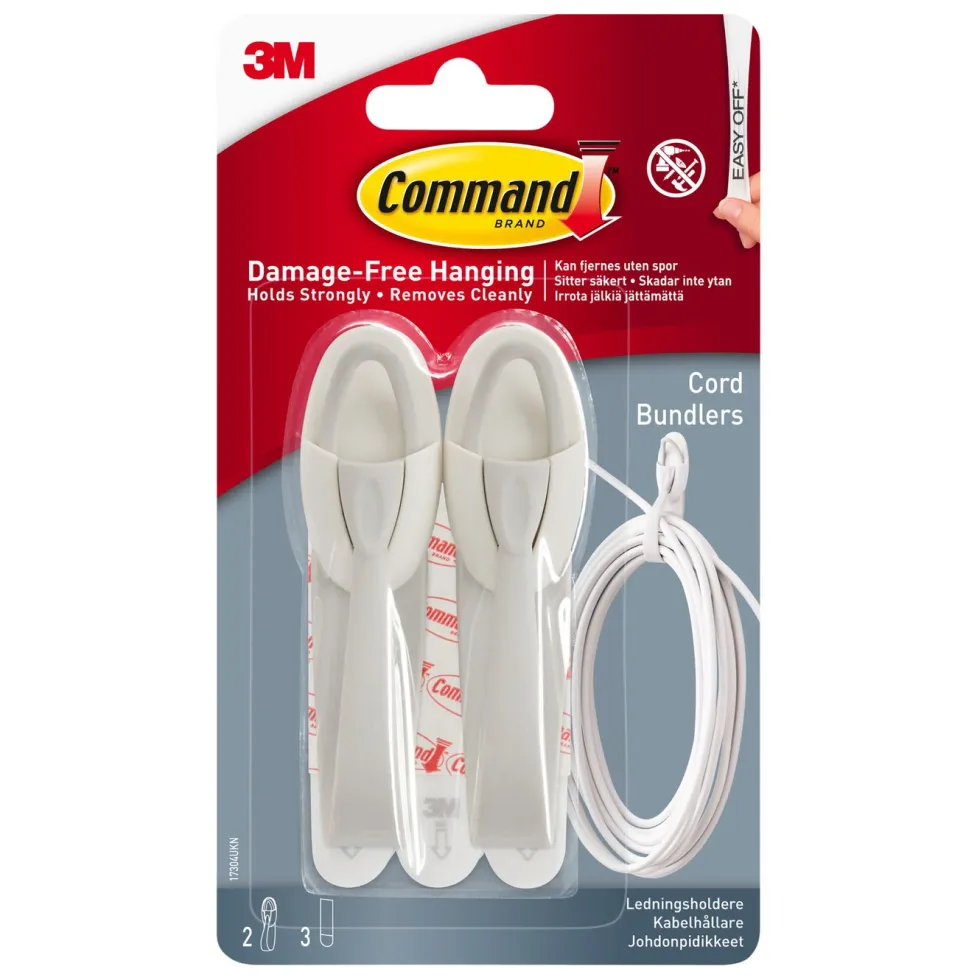 Command Kabelholder, stor 2-pk.