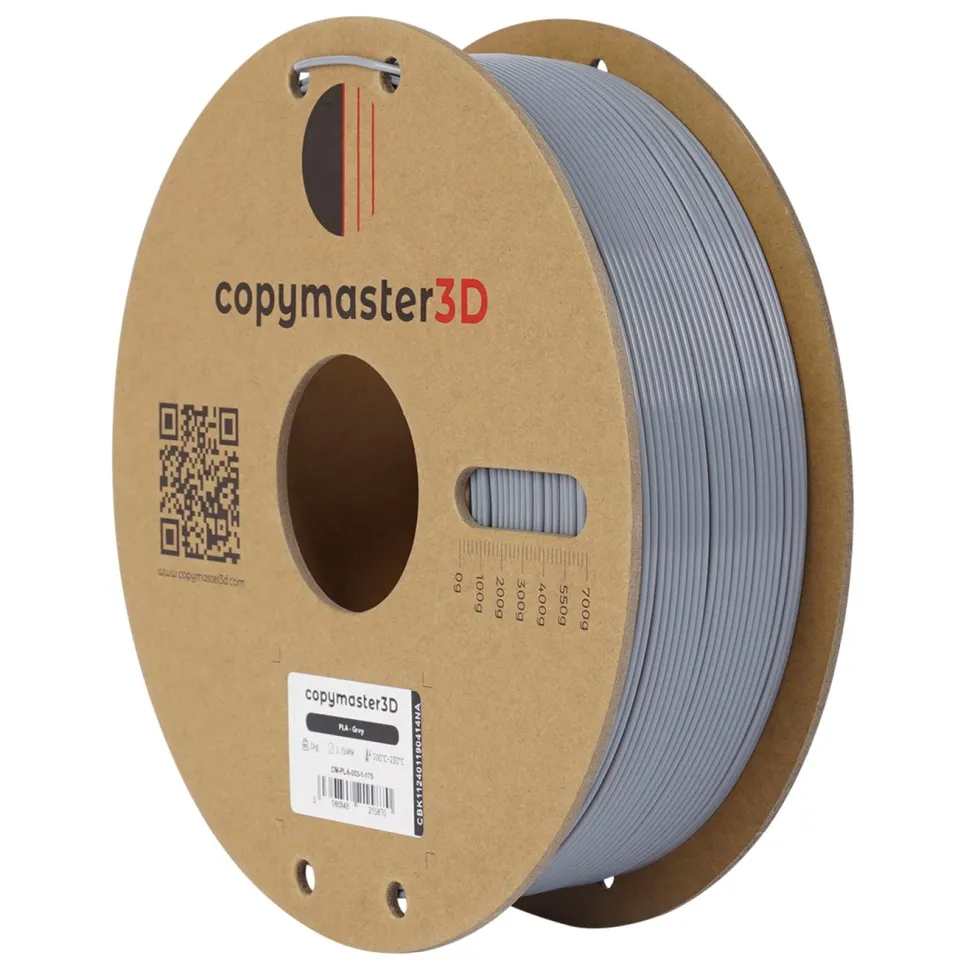 Copymaster3D PLA-filament for 3D-skriver 1,75 mm Grå
