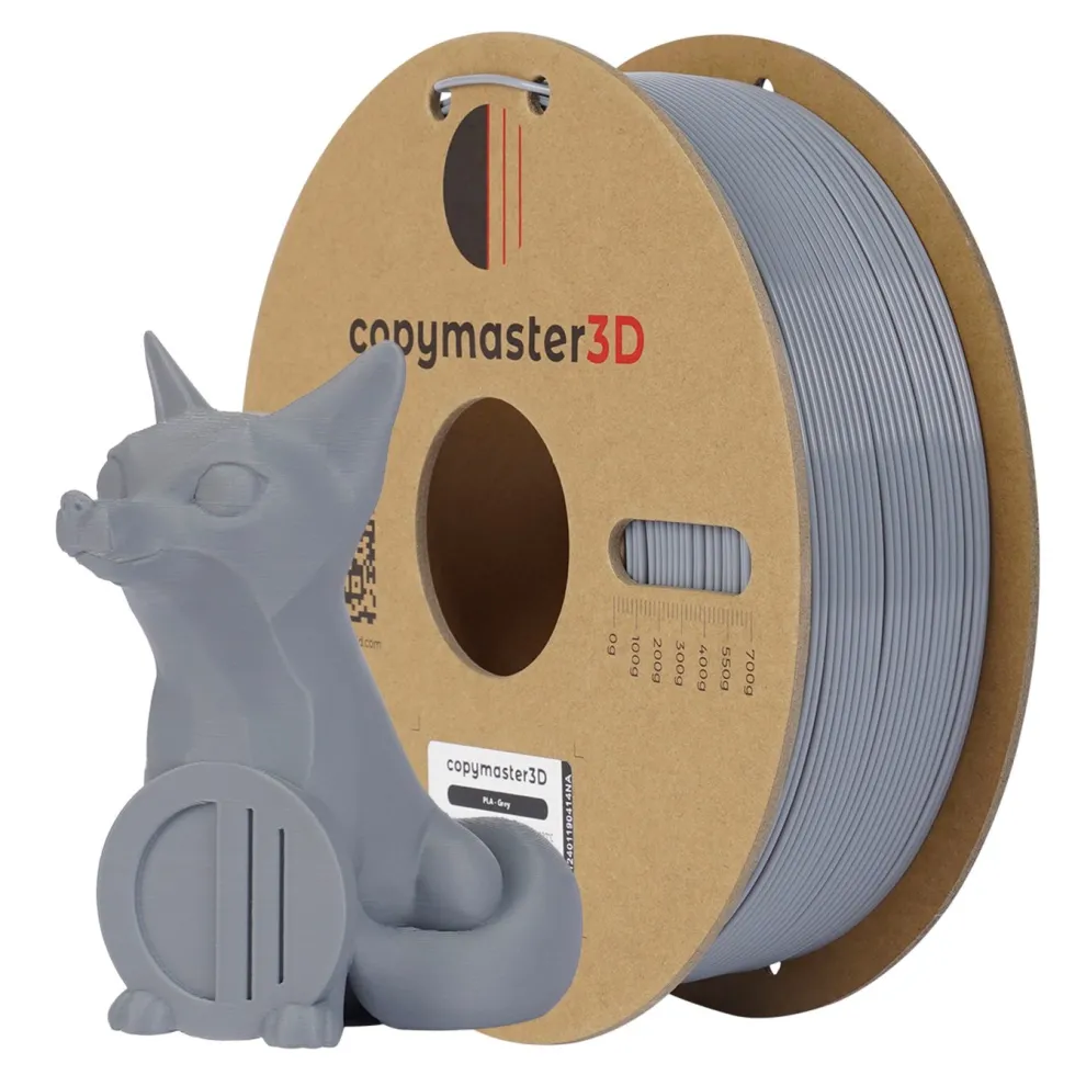 Copymaster3D PLA-filament for 3D-skriver 1,75 mm Grå