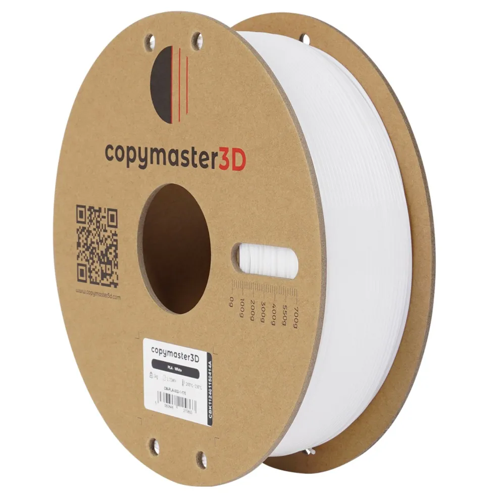 Copymaster3D PLA-filament for 3D-skriver 1,75 mm Hvit