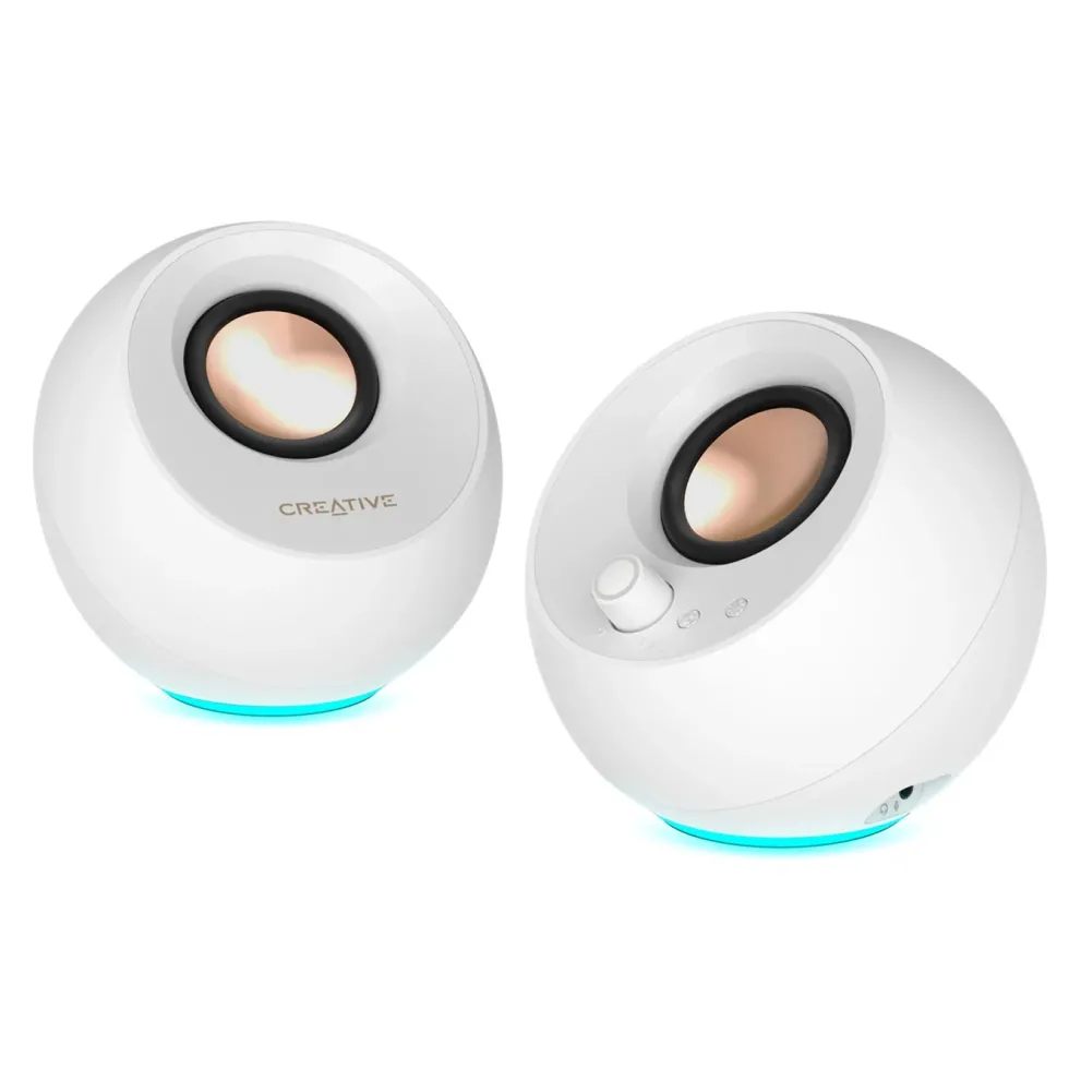 Creative Pebble Pro 2.0 USB-C PC-høyttalere Hvit