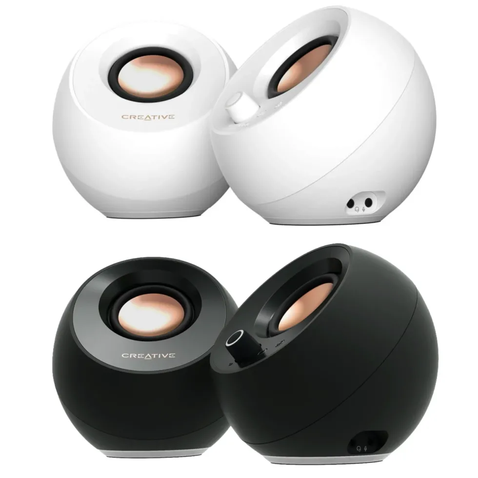 Creative Pebble Pro 2.0 USB-C PC-høyttalere Hvit