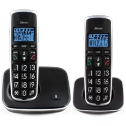 DECT-telefon Alecto FX-6020 (2 hodetelefoner + basestasjon)