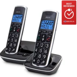 DECT-telefon Alecto FX-6020 (2 hodetelefoner + basestasjon)