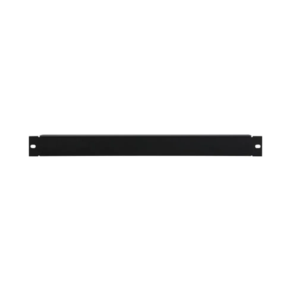 19"-dekkepanel 1U, svart