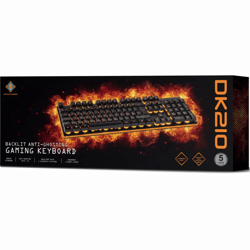 Deltaco DK210 Gamingtastatur