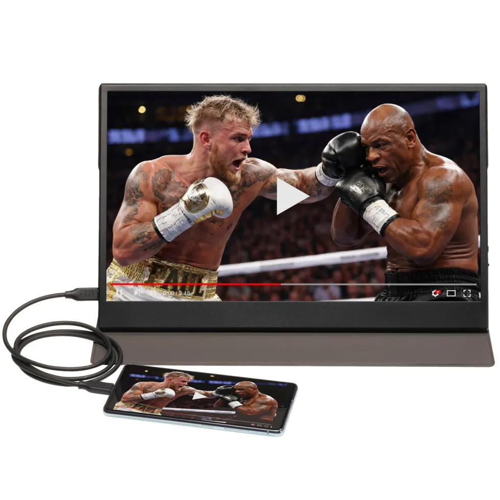 Denver Bærbar Full HD-skjerm med USB-C og IPS-panel 15,6"