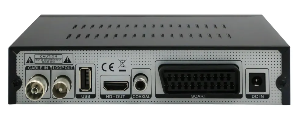 Denver DVBC-120 Digital-TV-mottaker med HDTV-støtte