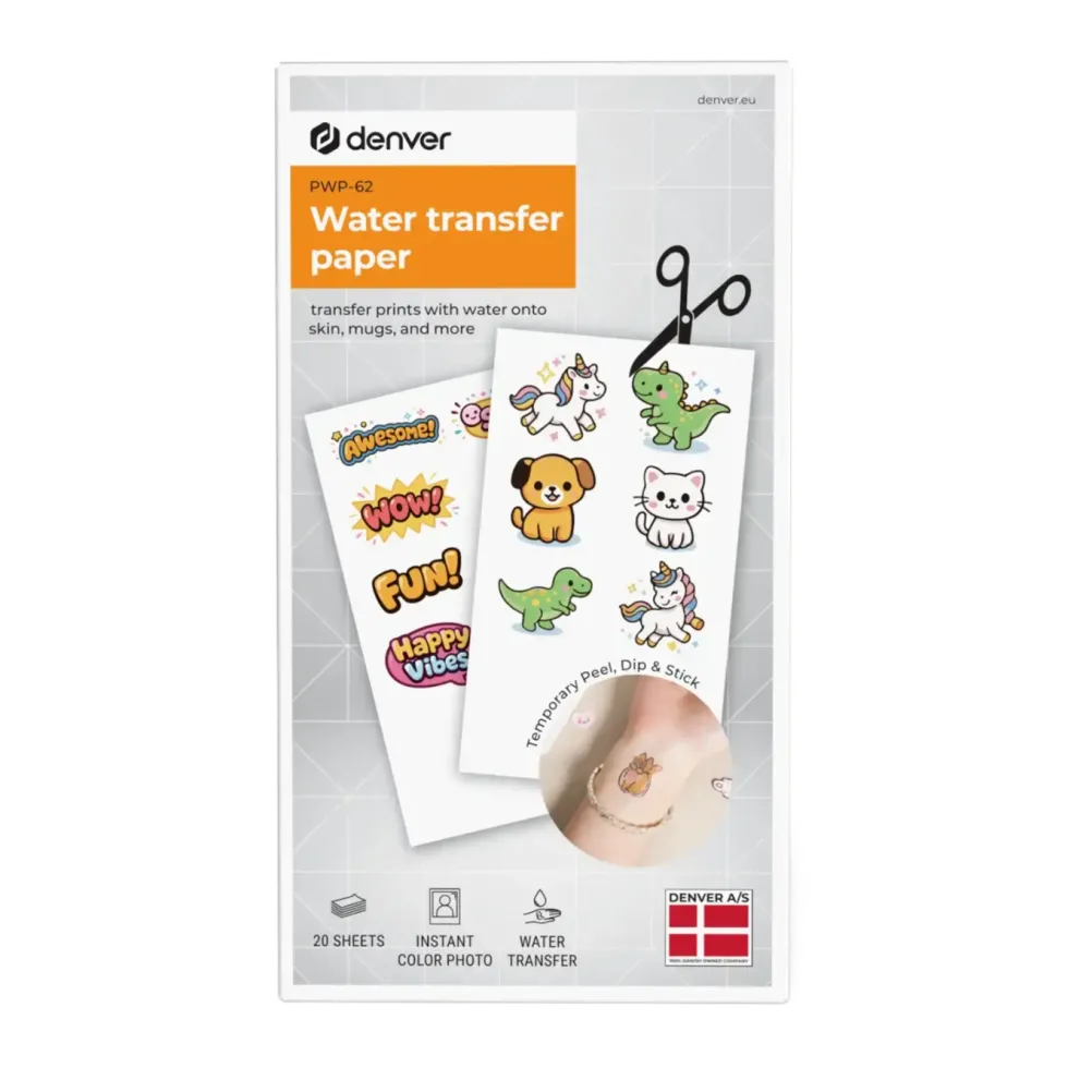 Denver PWP-62 vannoverføringspapir til MCP-6010 20 stk