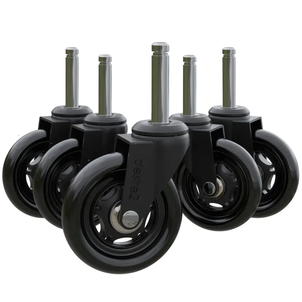 Desire2 Gummihjul for kontorstoler 5-pk. 22 mm