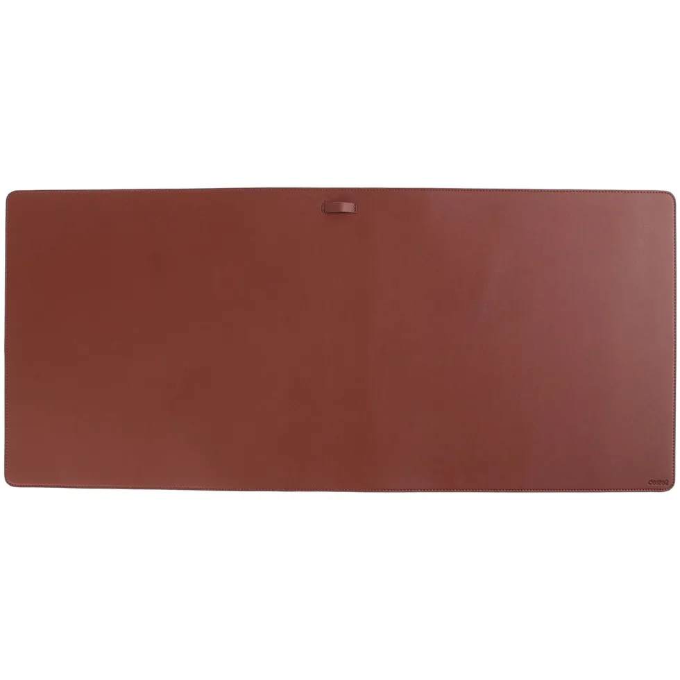 Desire2 Skrivebordsmatte i vegansk skinn 900×400 mm Brun