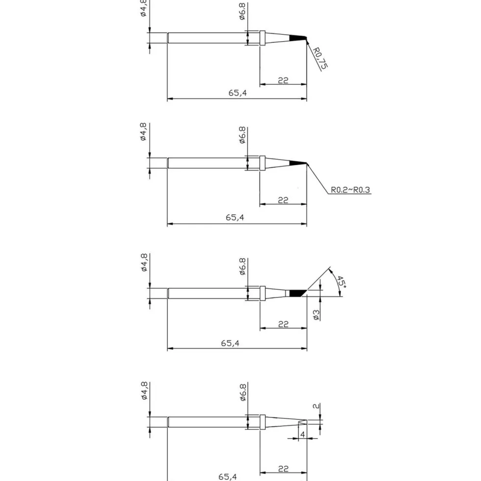 Dibotech Ekstra loddespisser 4-pk.