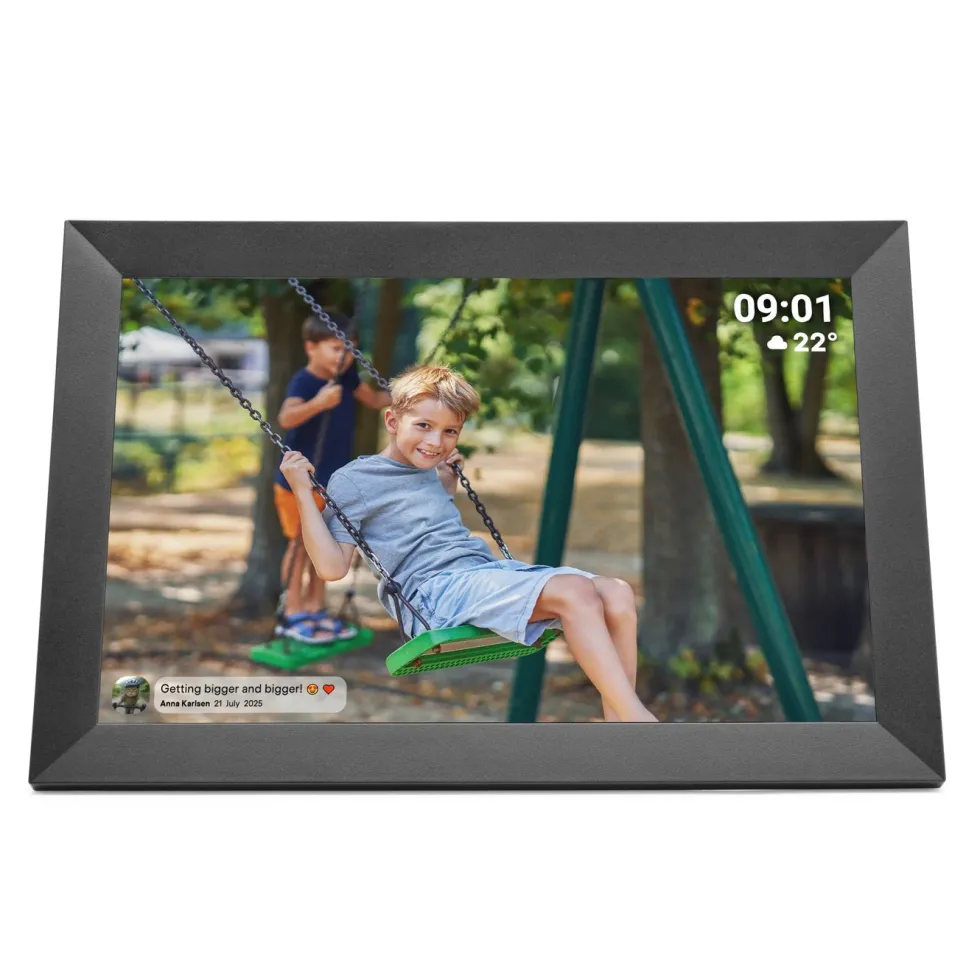 Digital Frameo fotoramme 10,1" med wifi Svart