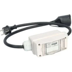 Digital strømmåler på kabel Schuko