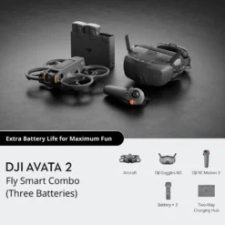 DJI Avata 2 Fly Smart Combo – FPV-drone med 4K HDR