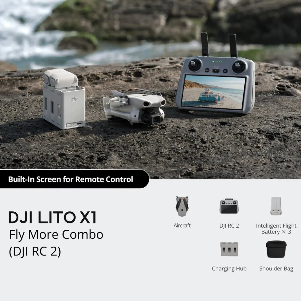 DJI Lito X1 Fly More Combo kameradrone RC 2