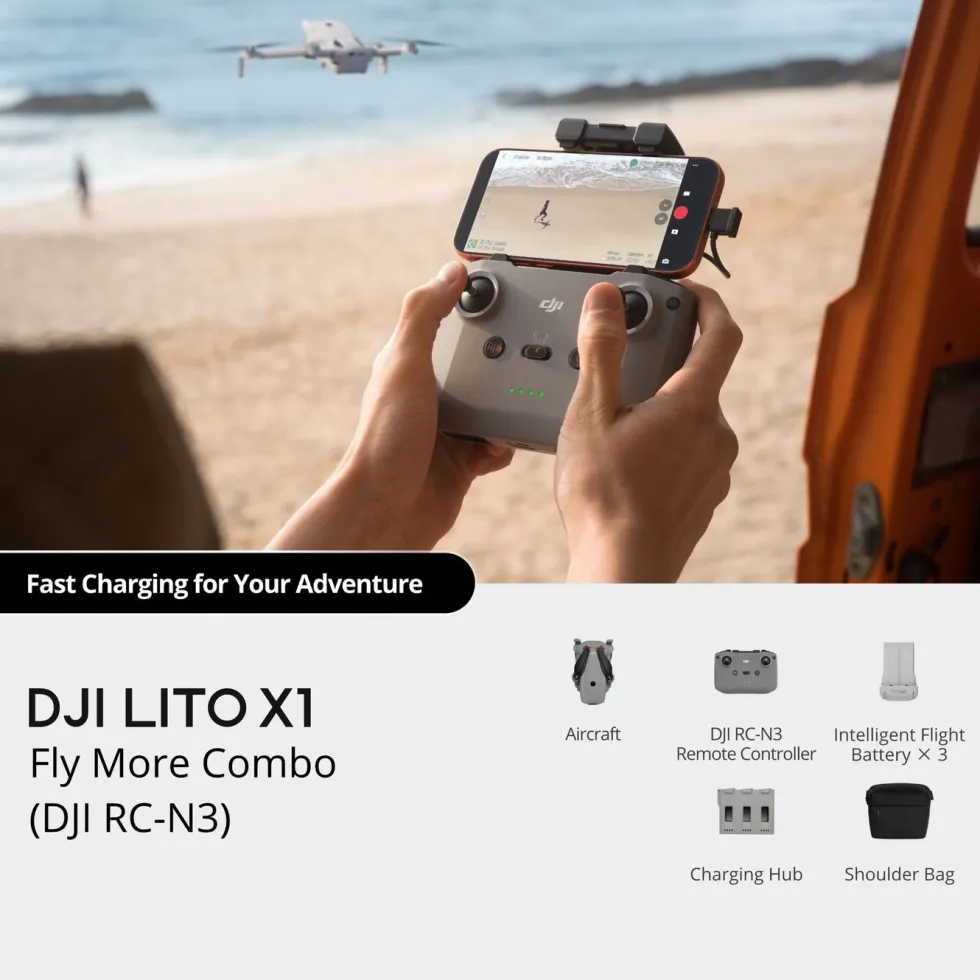 DJI Lito X1 Fly More Combo kameradrone RC-N3