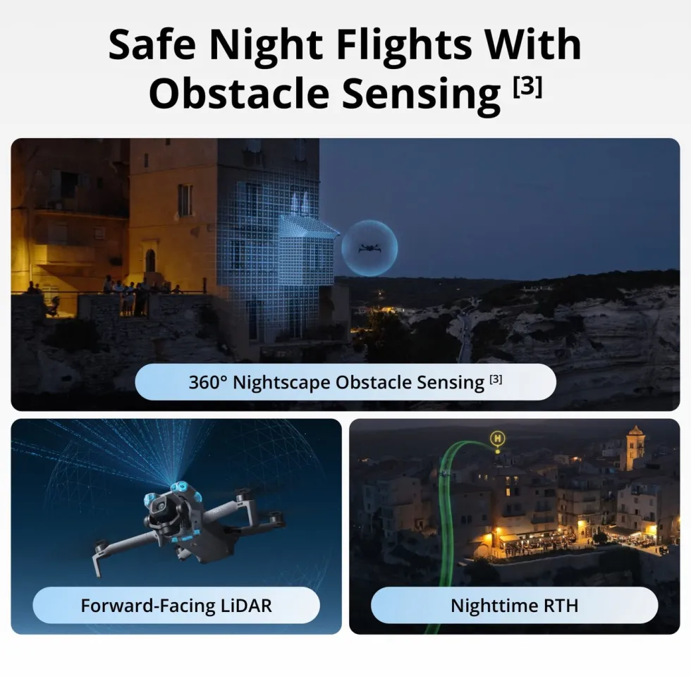 DJI Mini 5 Pro – sammenleggbar drone med 50 MP-kamera