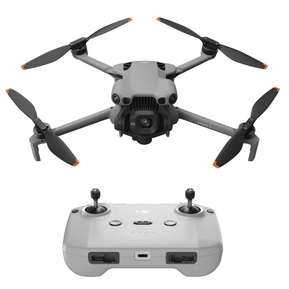 DJI Mini 5 Pro – sammenleggbar drone med 50 MP-kamera
