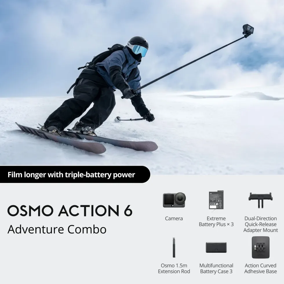 DJI Osmo Action 6 Adventure Combo