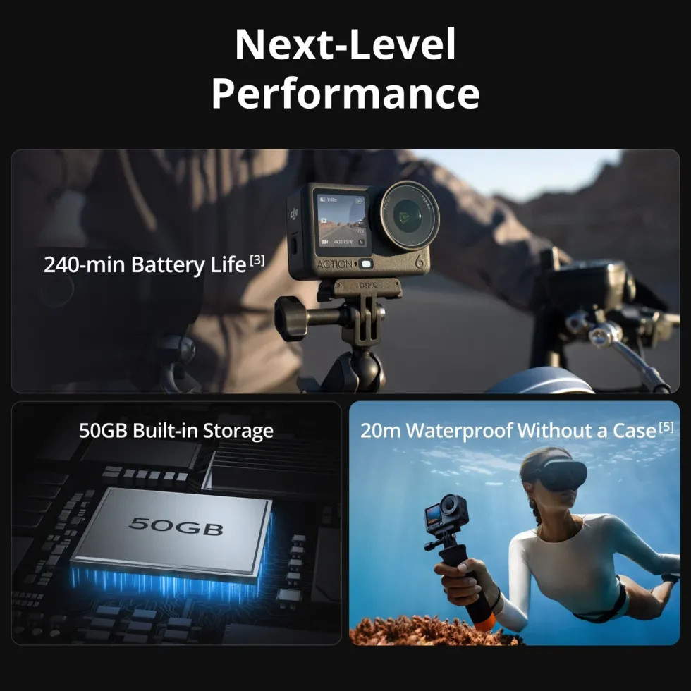 DJI Osmo Action 6 Adventure Combo