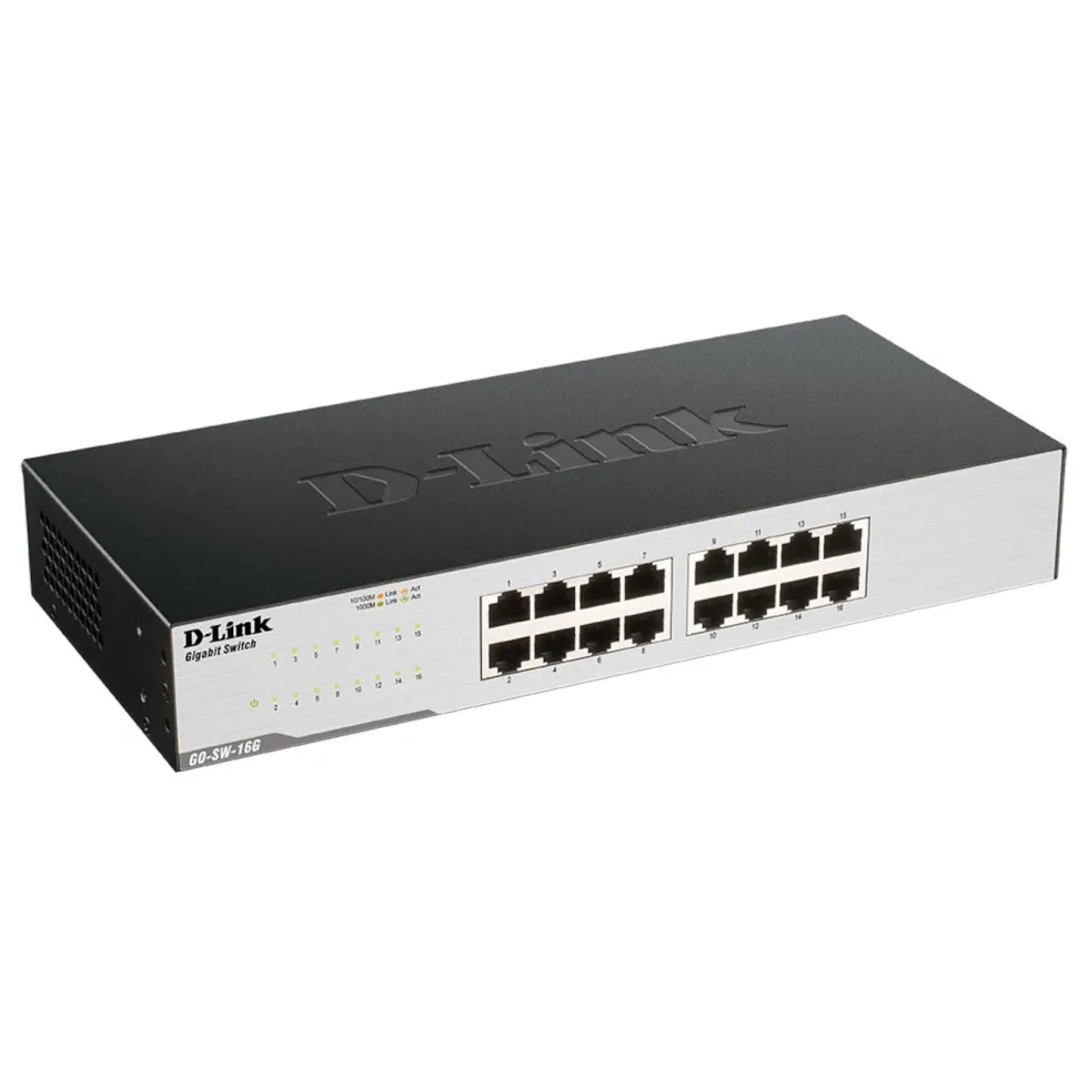 D-Link GO-SW-16G 16-porters gigabitswitch