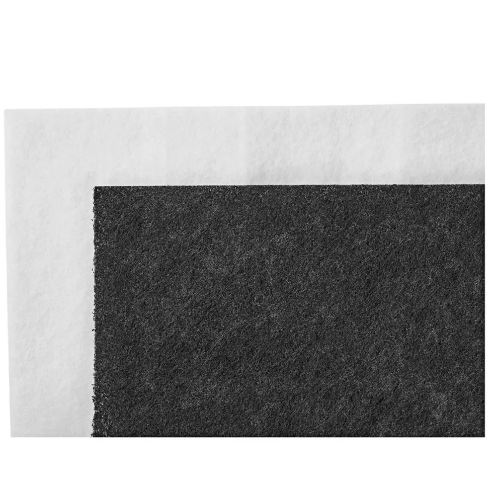Dobbelt filter for kjøkkenvifte