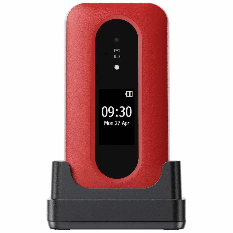 Doro Leva L31 Mobiltelefon 4G Rød/hvit