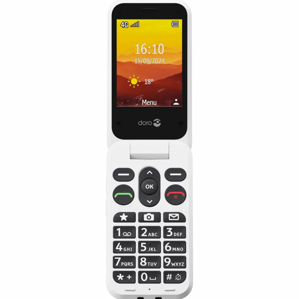 Doro Leva L31 Mobiltelefon 4G Rød/hvit