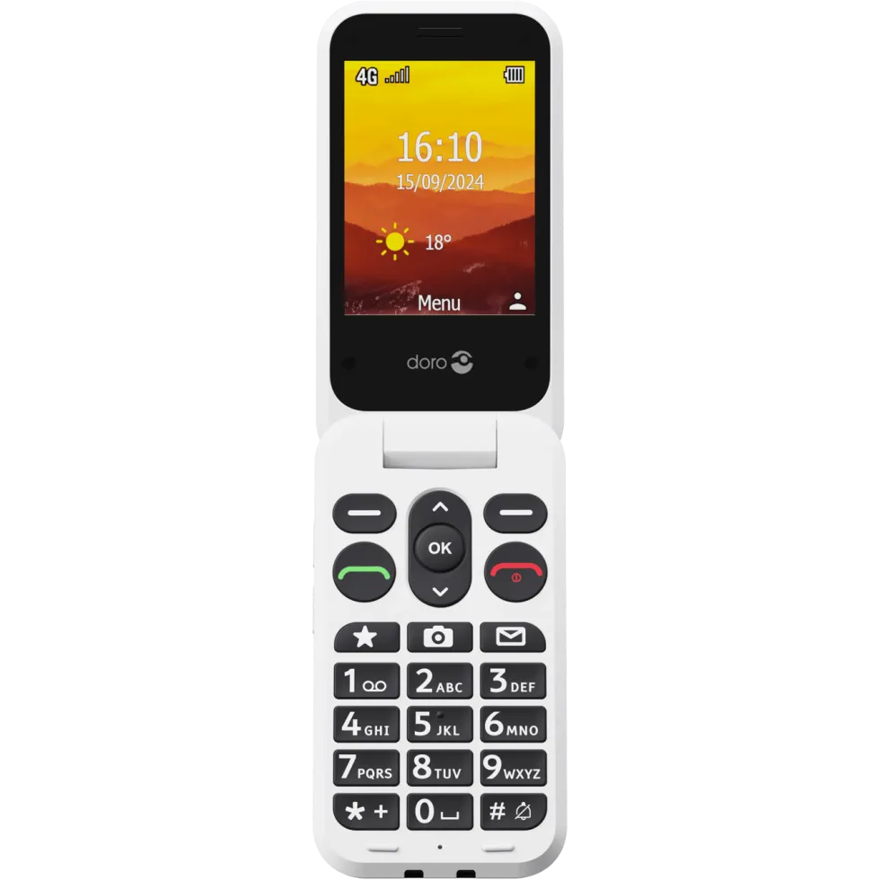 Doro Leva L31 Mobiltelefon 4G Svart/hvit