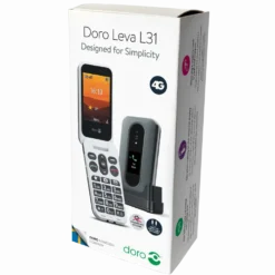 Doro Leva L31 Mobiltelefon 4G Svart/hvit