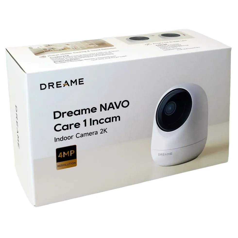 Dreame NAVO Care 1 InCam innendørskamera med 2K og 360° rotasjon Hvit