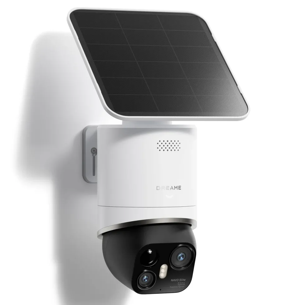 Dreame NAVO Elite 1 OutCam utendørskamera med doble linser Hvit