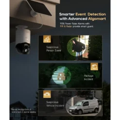 Dreame NAVO Elite 1 OutCam utendørskamera med doble linser Hvit