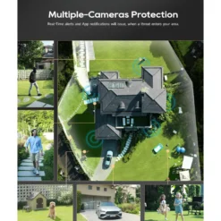 Dreame NAVO Elite 1 OutCam utendørskamera med doble linser Hvit