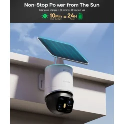 Dreame NAVO Elite 1 OutCam utendørskamera med doble linser Hvit