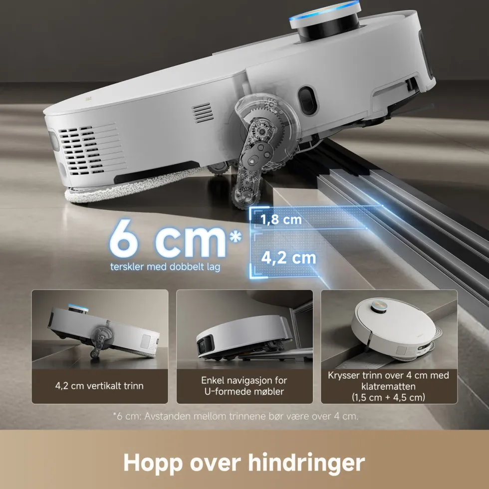 Dreame X50 Ultra Robotstøvsuger Hvit