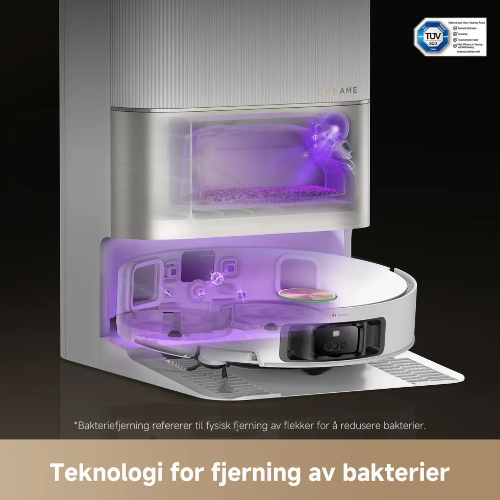 Dreame X50 Ultra Robotstøvsuger Hvit