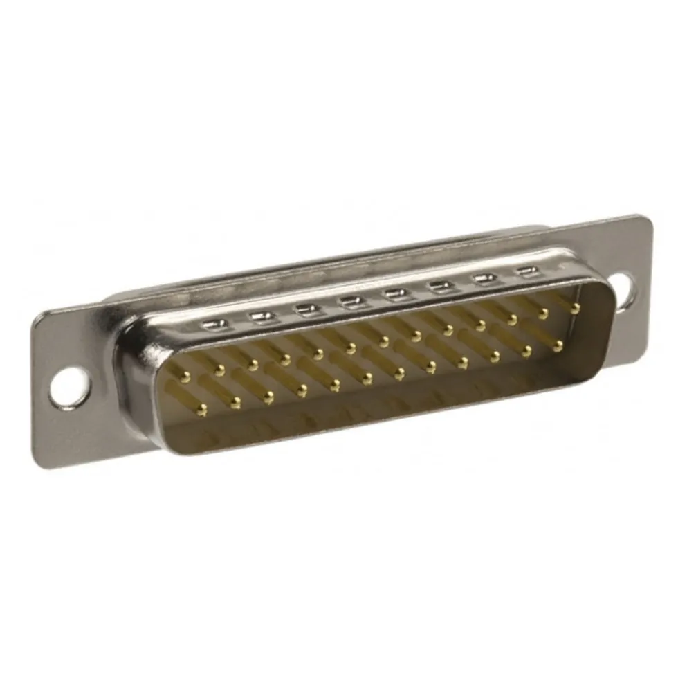 D-sub til lodding DB25 Hann